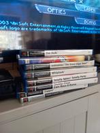 PS2 console met 2 controllers en stapel topgames, Spelcomputers en Games, Games | Sony PlayStation 2, Avontuur en Actie, Gebruikt