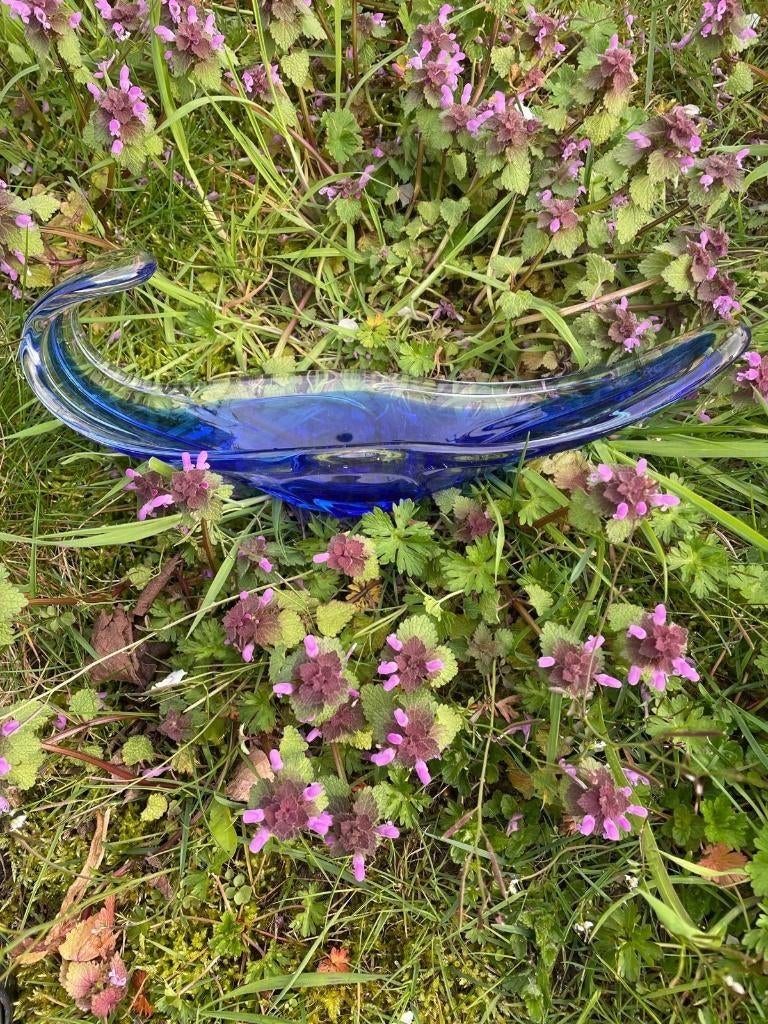 Glazen Fratelli Murano Jardiniere jaren schaal, Antiek en Kunst, Antiek | Glas en Kristal, Ophalen of Verzenden