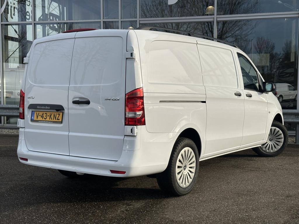 Mercedes-Benz Vito 114 CDI L2 Pro | LED | Carplay | Dodehoek, Automaat, 2500 kg, Wit, Mercedes-Benz