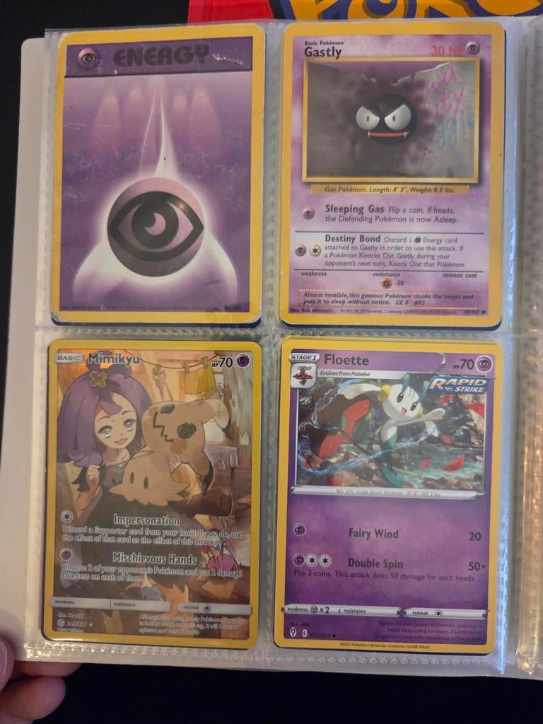 Pokémon kaarten pokemon mimikyu, Ophalen of Verzenden