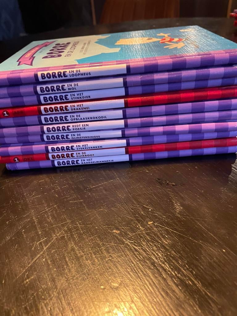 Borreboekjes 10stuks, Boeken, 5 of 6 jaar, Fictie algemeen, Jongen of Meisje, Ophalen of Verzenden