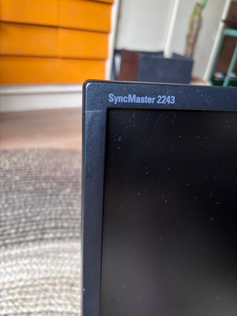Samsung SyncMaster 2443BW 24 inch LCD Monitor 1920x1200, Ophalen, Gebruikt, Kantelbaar, Overige typen