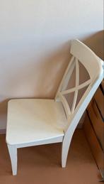Ingolf IKEA Wit eetkamerstoel, Huis en Inrichting, Ophalen, Gebruikt, Wit, Eén