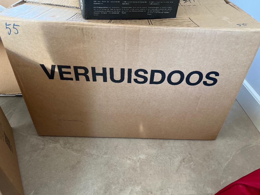 Verhuisdozen, Ophalen, Doos, 40 tot 60 cm, Opvouwbaar