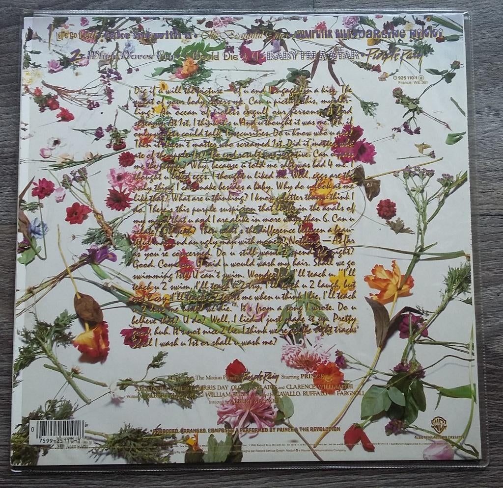 1984 LP Vinyl Plaat Langspeelplaat Prince Purple Rain, Ophalen of Verzenden, 1980 tot 2000, Gebruikt, 12 inch