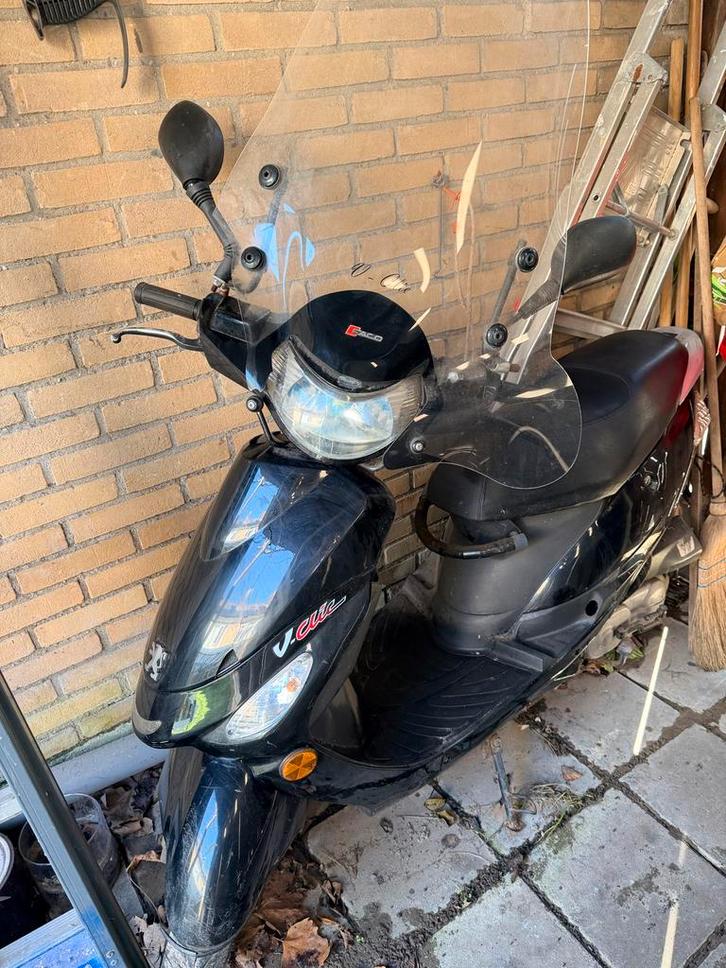 Peugeot V-Clic Scooter - Blauw Kenteken (Opknapper), Fietsen en Brommers, Scooters | Peugeot, Gebruikt, Overige modellen, Maximaal 25 km/u