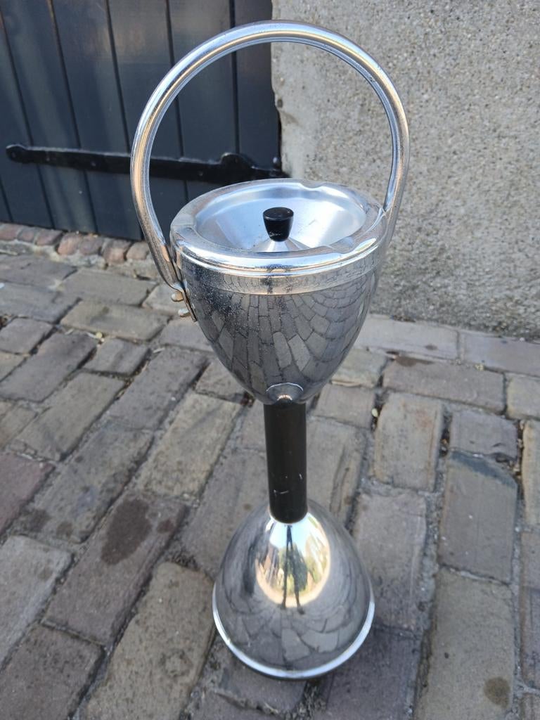 antieke  staande  asbak, Ophalen of Verzenden