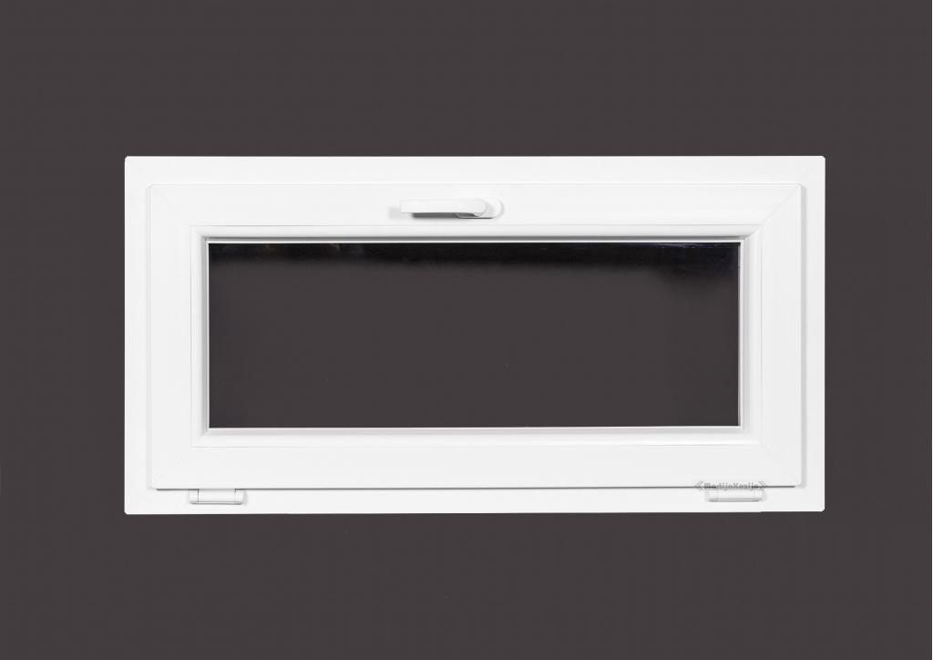 Kunststof Kozijn Kiep  B90 H50cm Wit, Niet ingevuld, Kunststof, Raamkozijn, Niet ingevuld