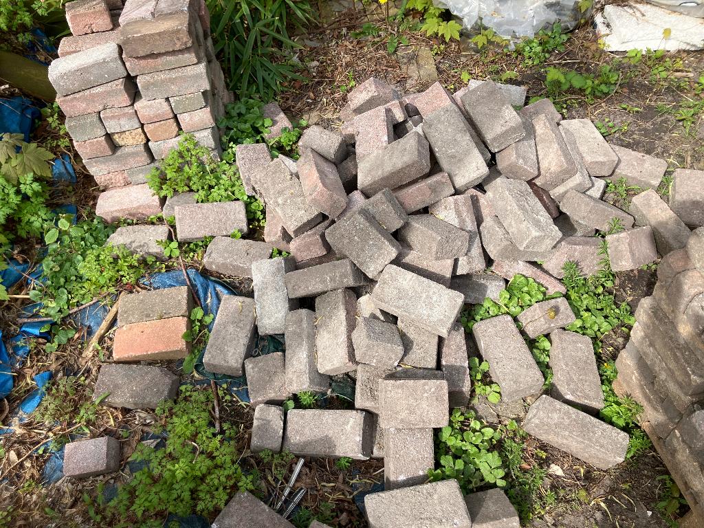 Betonklinkers, Ophalen, Gebruikt, Klinkers, Minder dan 5 m²