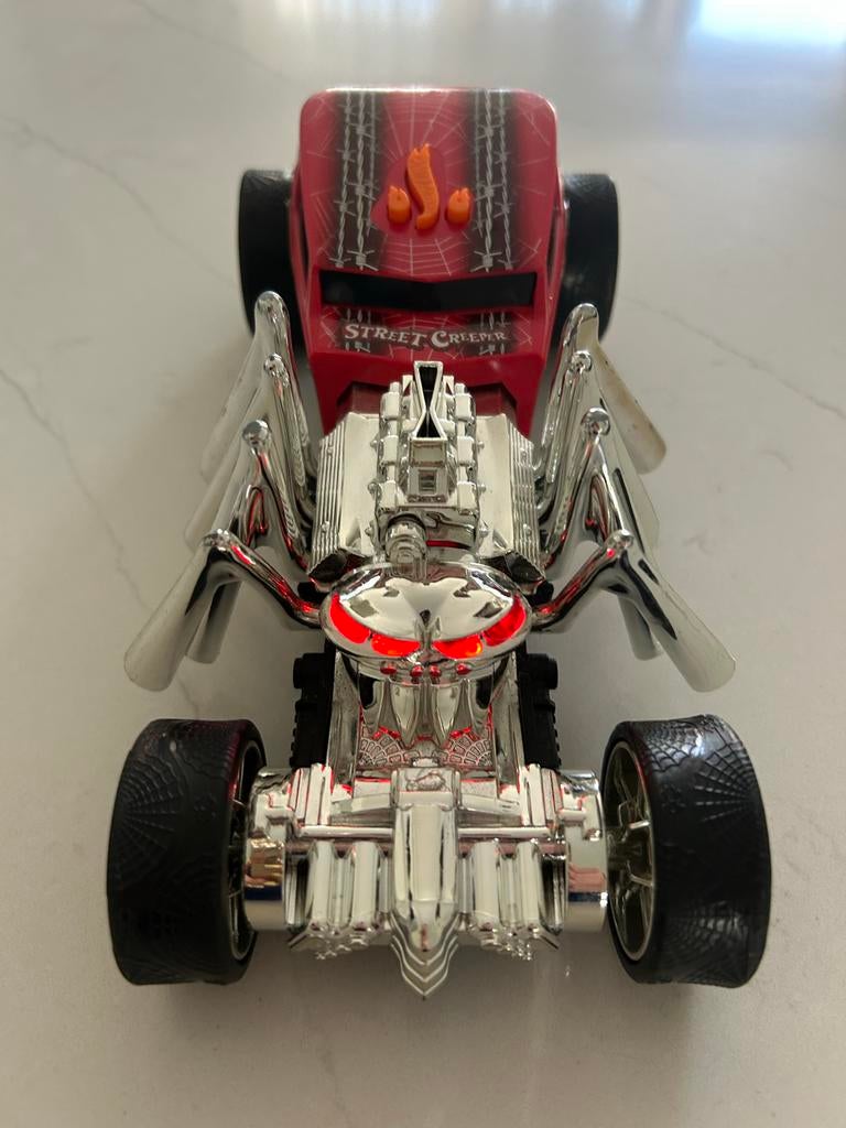 Hot Wheels Street Creeper Spinnenauto Rood, Ophalen of Verzenden, Zo goed als nieuw