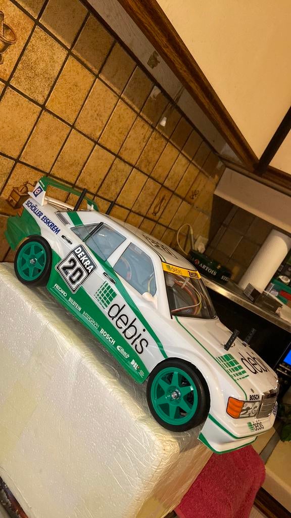 RC Tamiya Mercedes 190E 2.5-16V EVO II NAGELNIEUW, Hobby en Vrije tijd, Modelbouw | Radiografisch | Auto's, Ophalen of Verzenden