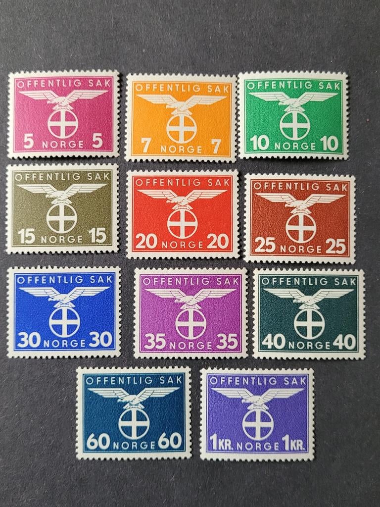 Noorwegen 1942/44, Postzegels en Munten, Postzegels | Europa | Scandinavië, Ophalen of Verzenden, Noorwegen, Postfris