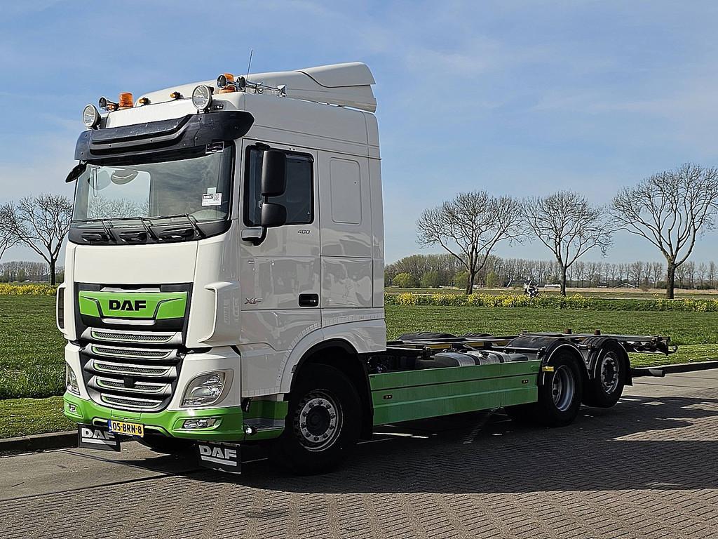 DAF XF 480 far 6x2 manual 16g, Auto's, Vrachtwagens, Euro 6, Overige kleuren, Bedrijf, 2 stoelen