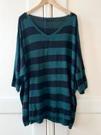 Gestreepte trui met V-hals, maat 4XL, P, Trui of Vest, P, P