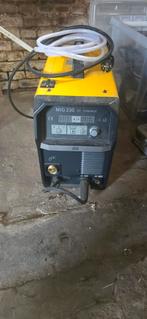 HBM Lasapparaat MIG 230 ci synergic + 2 gasflessen etc, Ophalen of Verzenden, Gebruikt, 150 tot 250 ampère, Inverter