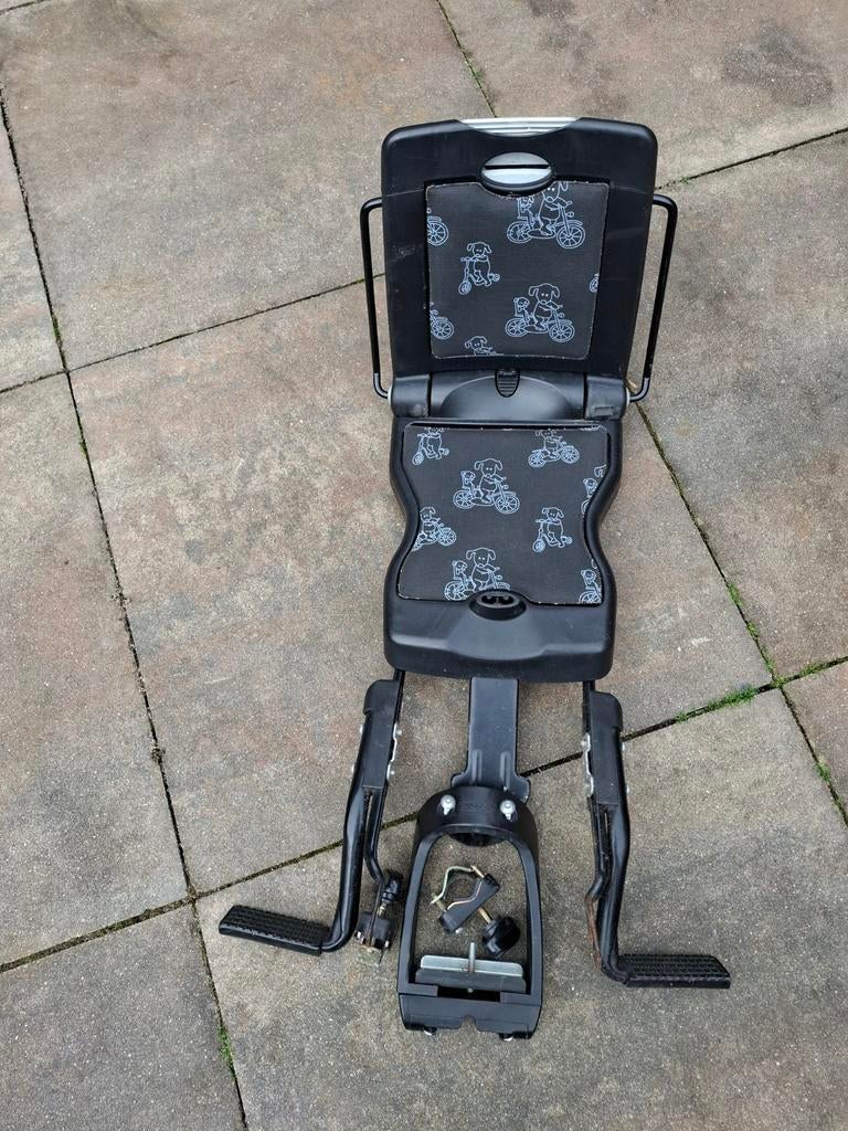 Fietsstoeltje voor kinderen, compleet met voetsteuntjes, Fietsen en Brommers, Fietsaccessoires | Fietsstoeltjes, Ophalen, Gebruikt