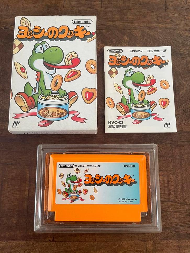 Yoshi’s Cookie Nintendo NES / Famicom CIB compleet NTSC, Spelcomputers en Games, Games | Nintendo NES, Zo goed als nieuw, Ophalen of Verzenden
