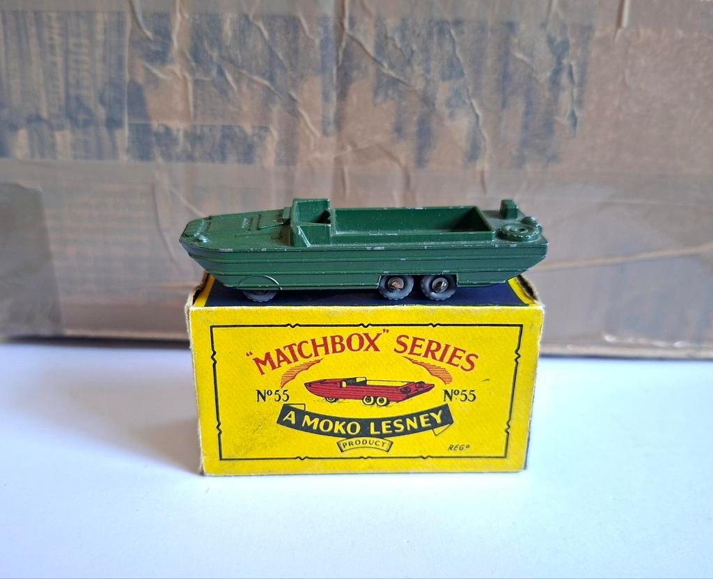 Matchbox 55 dukw amphibian, Hobby en Vrije tijd, Modelauto's | Overige schalen, Ophalen of Verzenden, Auto
