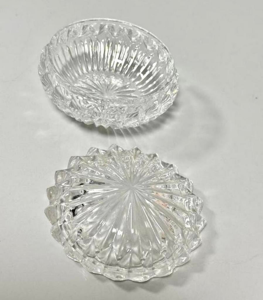 Vintage Kristallen Sieraden Bonbon Zeep Doosje met deksel, Antiek en Kunst, Ophalen of Verzenden