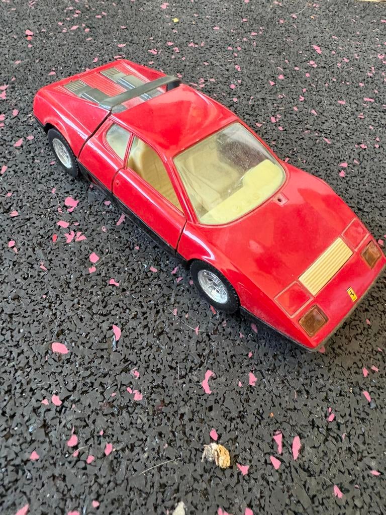 Vintage Bburago Ferrari BB 512 1:24 – Made in Italy, Verzenden, Zo goed als nieuw, Bburago