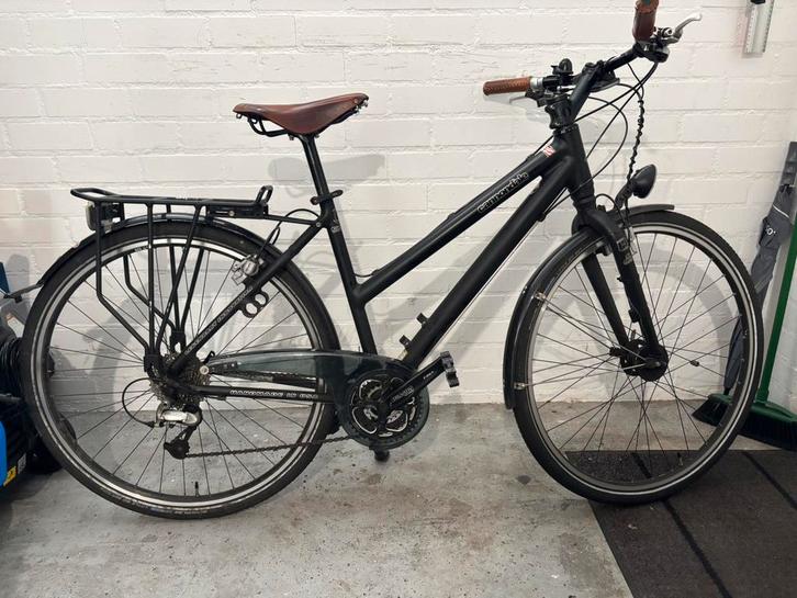 Cannondale damesfiets mat zwart, Fietsen en Brommers, Fietsen | Dames | Damesfietsen, Gebruikt, Overige merken, Versnellingen