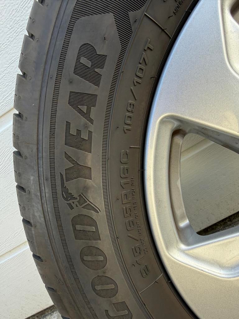 Originele Ford Transit Custom Velgen met Goodyear Banden, Auto-onderdelen, Banden en Velgen, Ophalen, 16 inch, Banden en Velgen