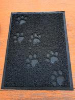 kattenmatje zwart voor bij de kattenbak om de korrels op te, Ophalen of Verzenden, Gebruikt