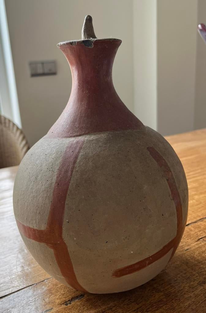 Antieke waterkruik, Algerijns, Gebruikt, Overige kleuren, Aardewerk of Porselein, Ophalen of Verzenden