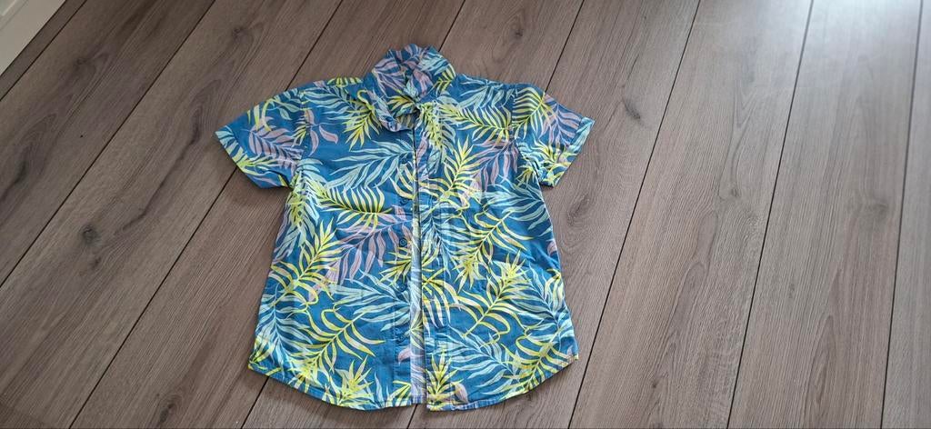 ZGN Blouse met tropische print - Maat 134, Ophalen of Verzenden, Zo goed als nieuw, Jongen, Shirt of Longsleeve