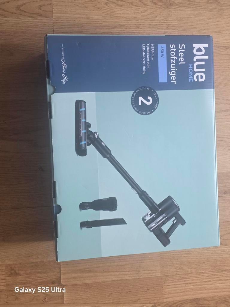 Blue Steel draadloze stofzuiger - Nieuw in doos, Ophalen, Nieuw, Reservoir, Stofzuiger