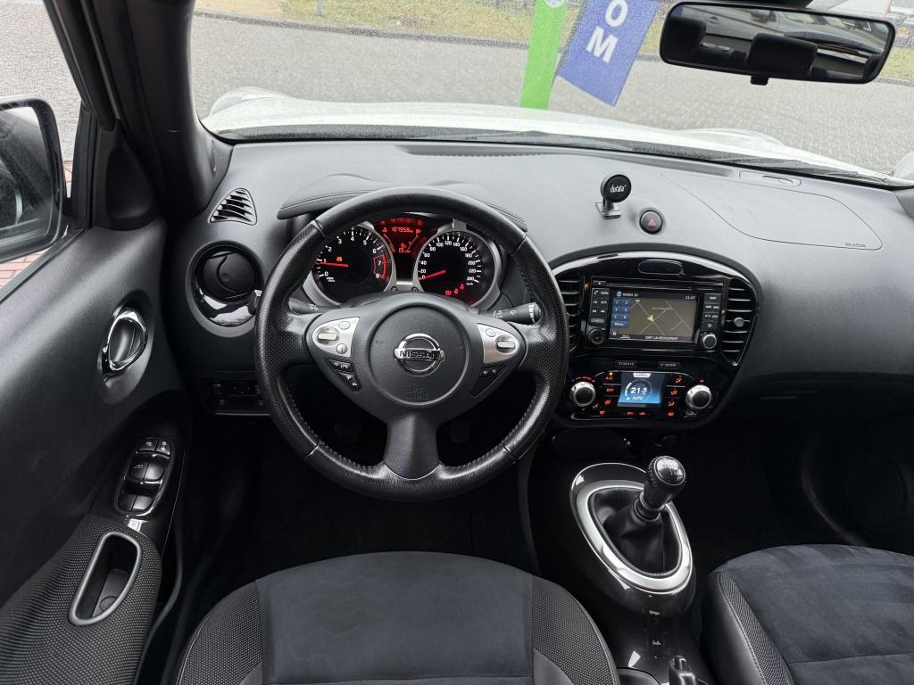 Nissan Juke 1.2 DIG-T S/S Tekna | €250,- KORTING | navi ai, 639 kg, Euro 6, 116 pk, Wit