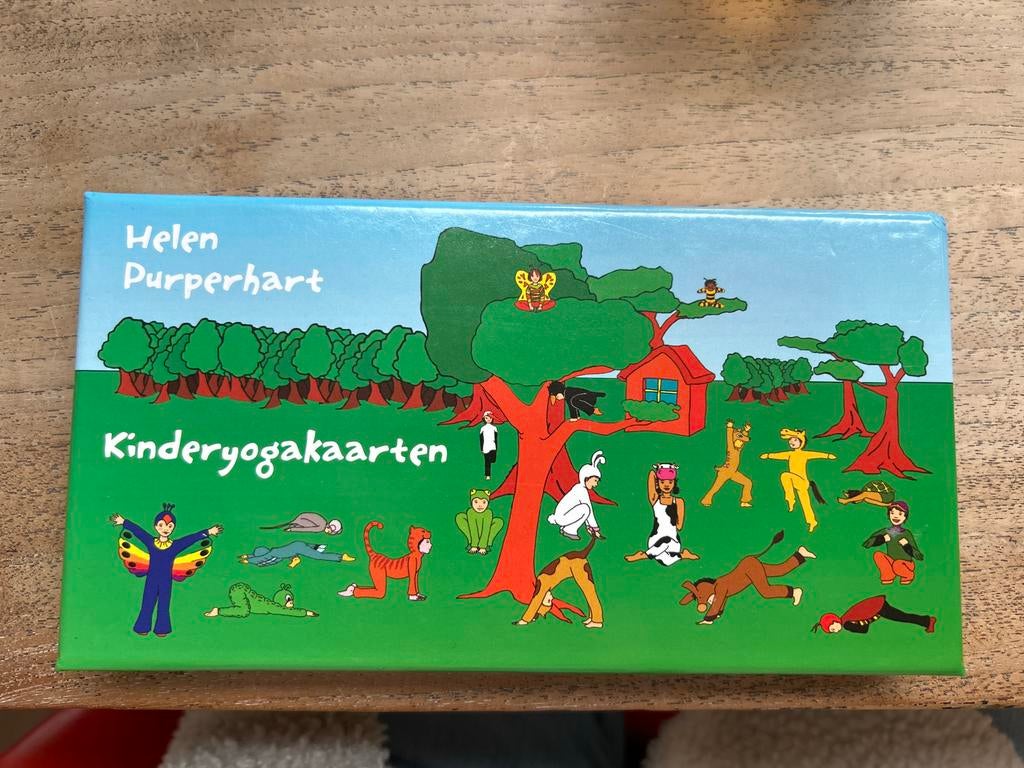 Helen Purperhart Kinderyogakaarten - Yogakaartjes voor kinde, Boeken, Ophalen of Verzenden, Zo goed als nieuw, Non-fictie