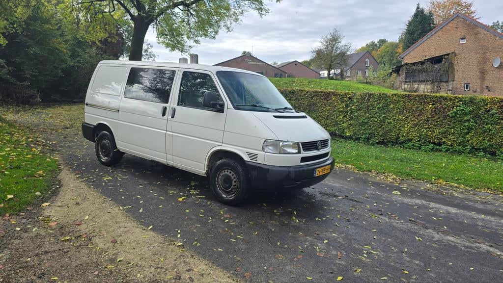 Volkswagen Transporter Bestel 2.5 TDI 1.0 65KW DC 2002, Auto's, Voorwielaandrijving, Volkswagen, Wit, Origineel Nederlands