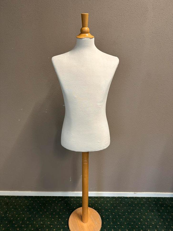 Paspoppen torso man (op standaard), Hobby en Vrije tijd, Naaien en Fournituren, Gebruikt, Paspop, Ophalen