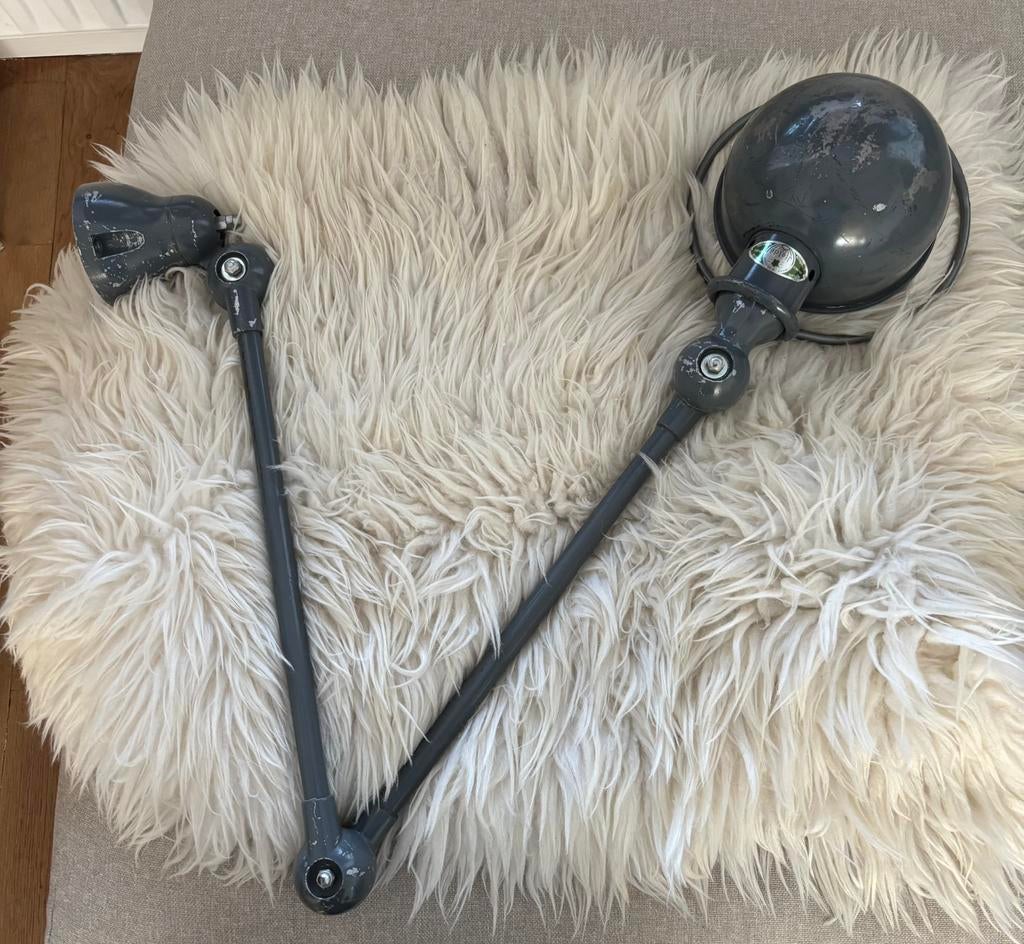 Originele industriële vintage Jielde lamp, Ophalen, Gebruikt