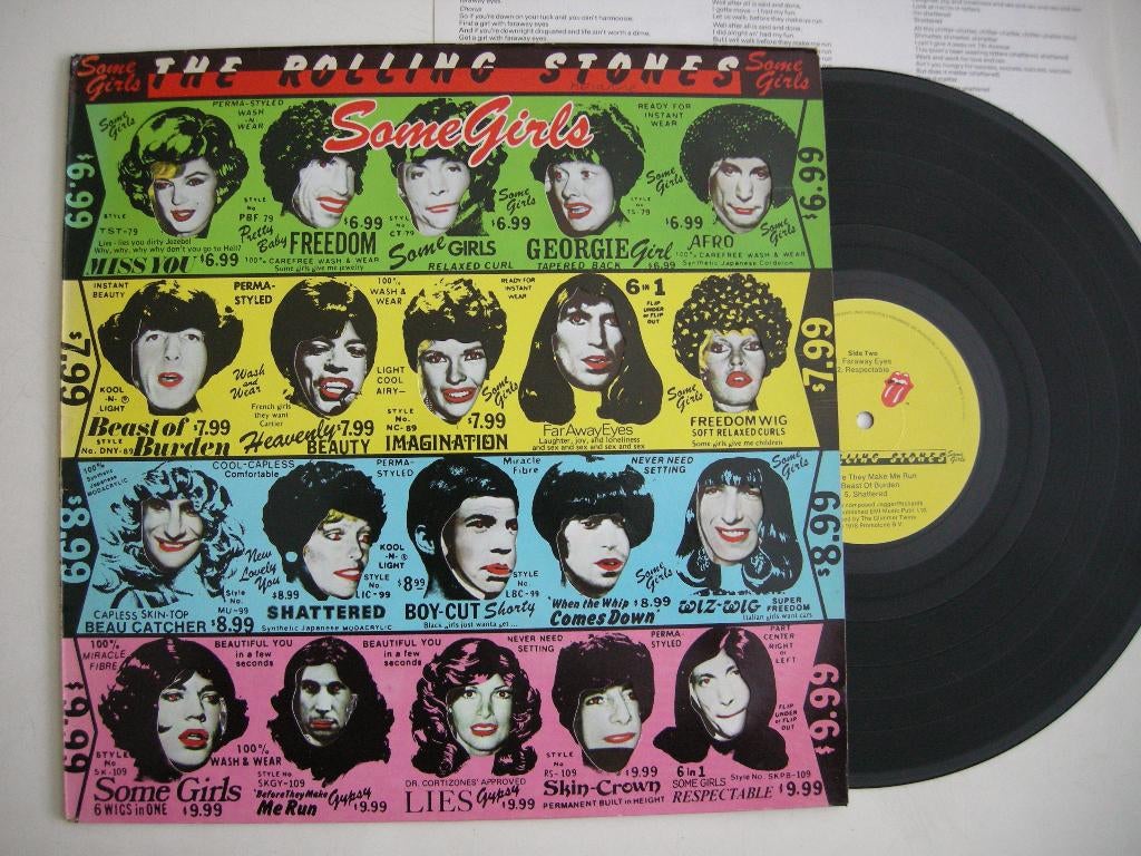 The Rolling Stones Some Girls - LP vinyl zgan, Ophalen, Zo goed als nieuw, 12 inch, Rock-'n-Roll