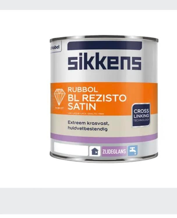 Sikkens en sigma verf waterbasis 9010-9001 ook muurverf, Ophalen of Verzenden, Zo goed als nieuw, Wit