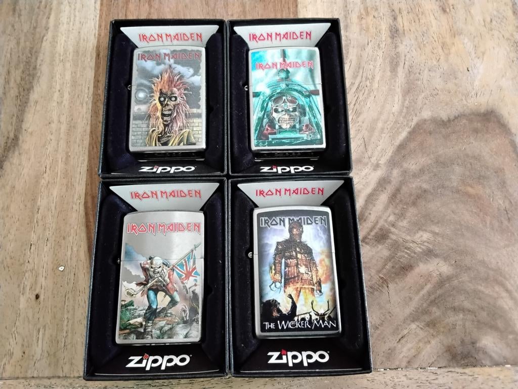 Iron Maiden Zippo"s (Nw.), Ophalen of Verzenden, Nieuw, Gebruiksvoorwerp