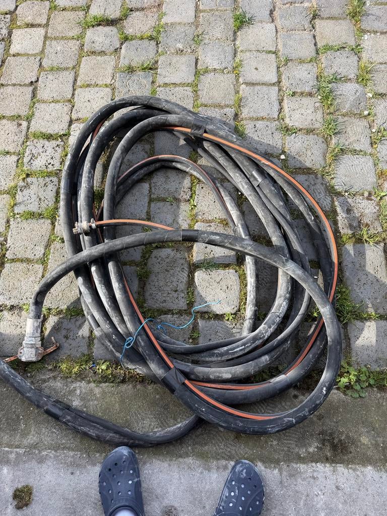 PFT mortelslang 15 meter, Ophalen of Verzenden, Gebruikt