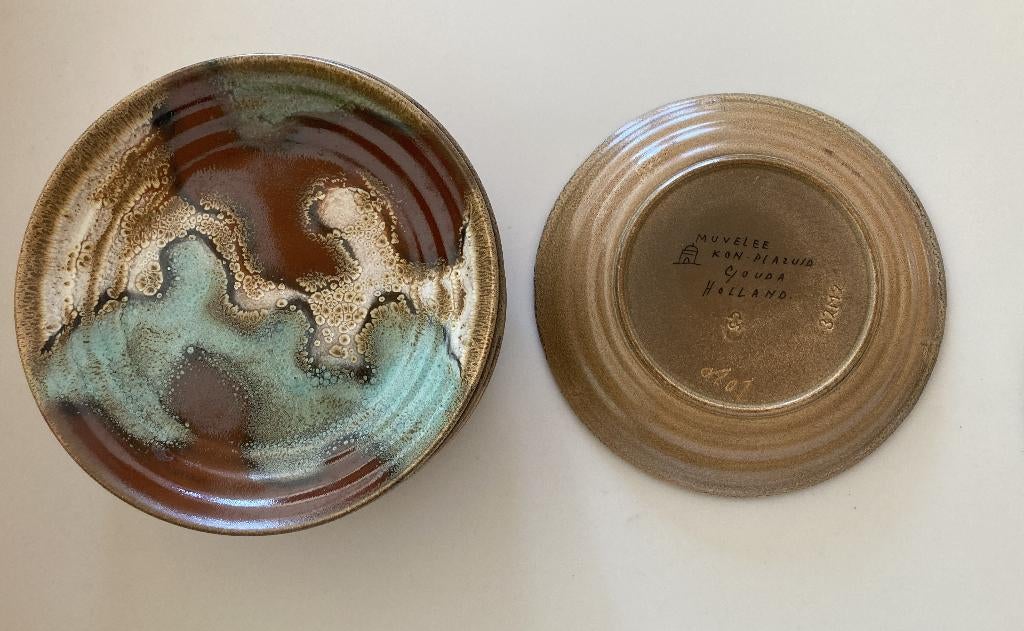 Bordjes in Art Deco-stijl, Ophalen