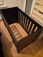 Interbaby ledikant zwart, 60 x 120 cm., Ophalen, Gebruikt, Ledikant