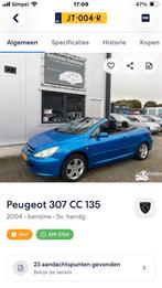 Peugoet 307cc, Auto-onderdelen, Ophalen of Verzenden, Nieuw, Peugeot, Bumper