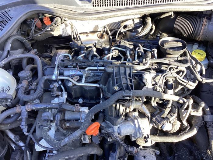 Motor van een Volkswagen Polo, Gebruikt, -, Volkswagen, -