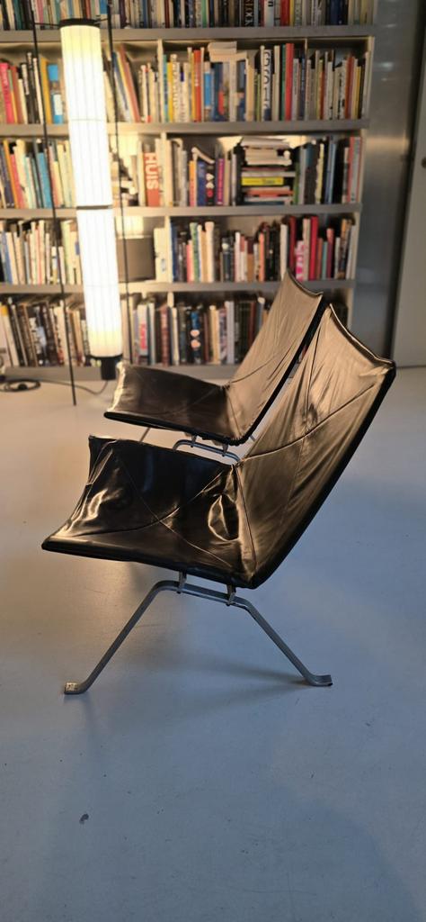 Poul Kjærholm PK22 lounge stoelen – set van 2 – origineel, Ophalen of Verzenden