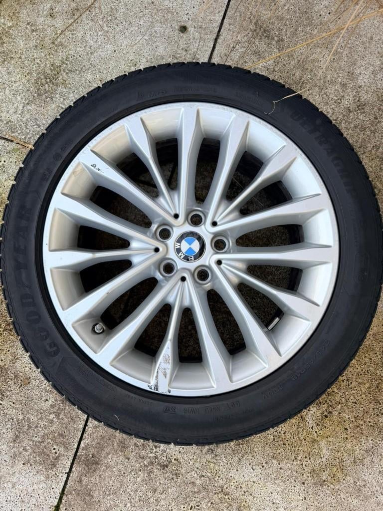 Velgen + winterbanden, Ophalen, 18 inch, Banden en Velgen, Winterbanden