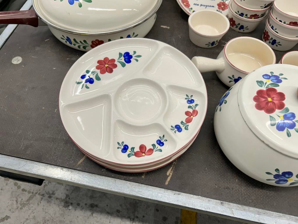 Groot Servies Boeket / Boerenbont - Diverse onderdelen, Gebruikt, Div, Ophalen of Verzenden, Div