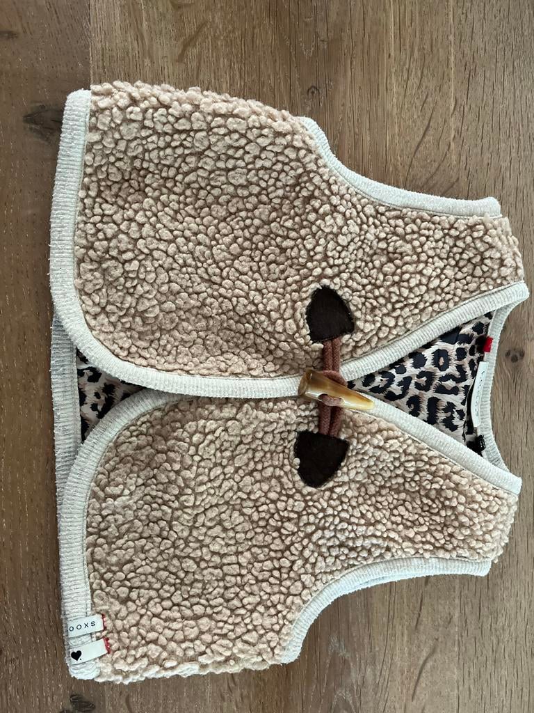 Leuke teddy gilet met luipaardprint voering maat 104, Ophalen of Verzenden, Zo goed als nieuw, Meisje