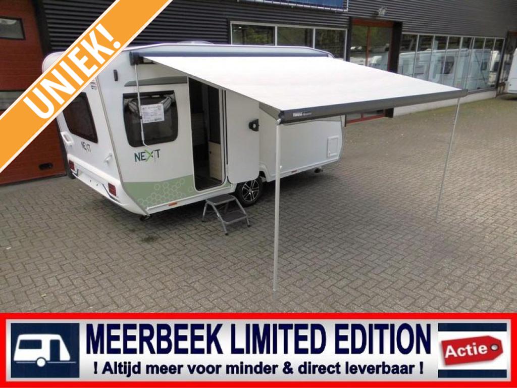 NEXT 380 AUTARK 2120,= KORTING + THULE !, Caravans en Kamperen, Caravans, tot en met 3, 750 - 1000 kg, Kleine zit, Next, Frans bed