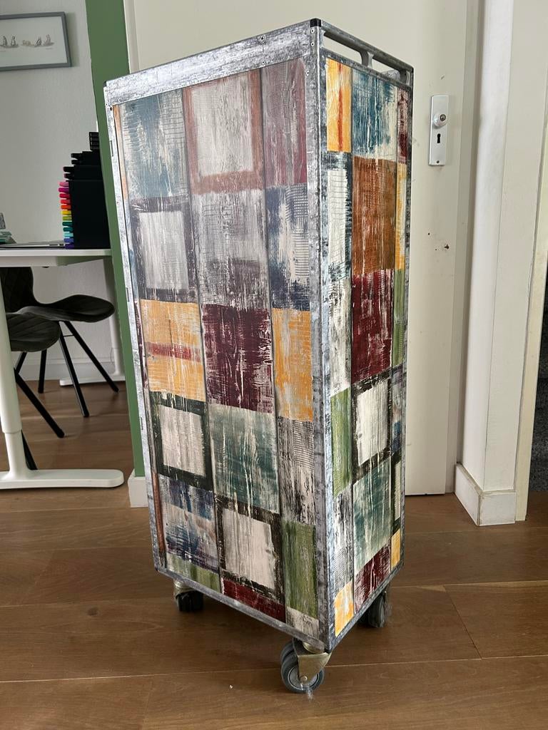 Transavia trolley met bakken - Uniek design, Ophalen, Gebruikt