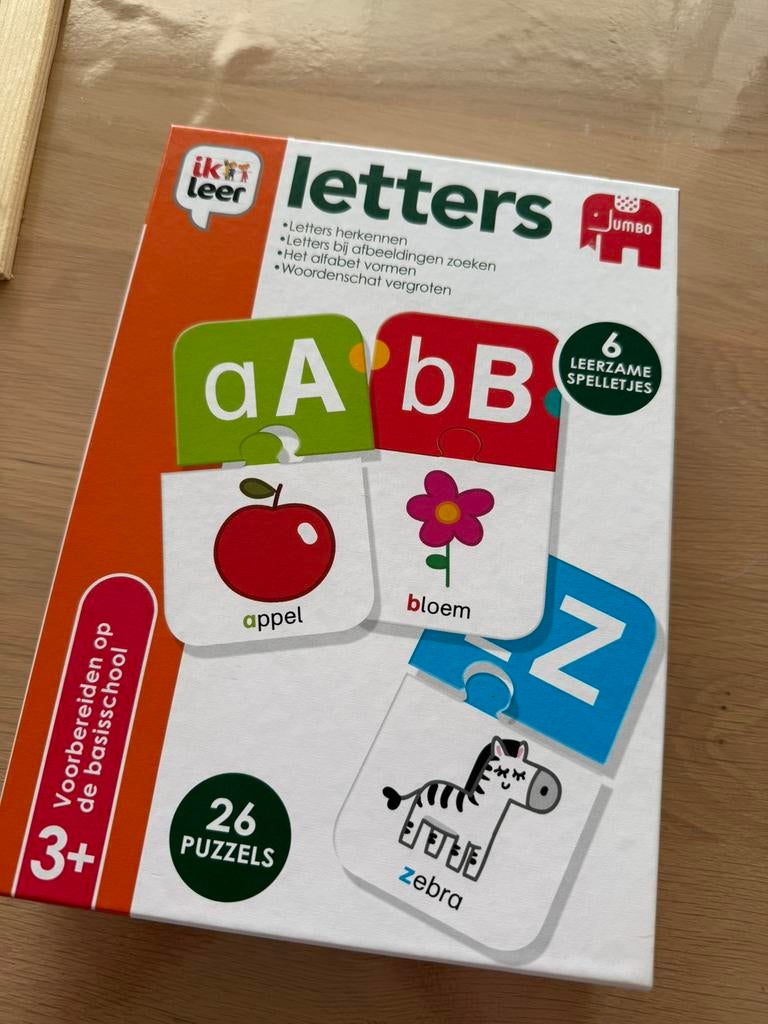 Jumbo ik leer cijfers en ik leer letters, Ophalen of Verzenden, Zo goed als nieuw